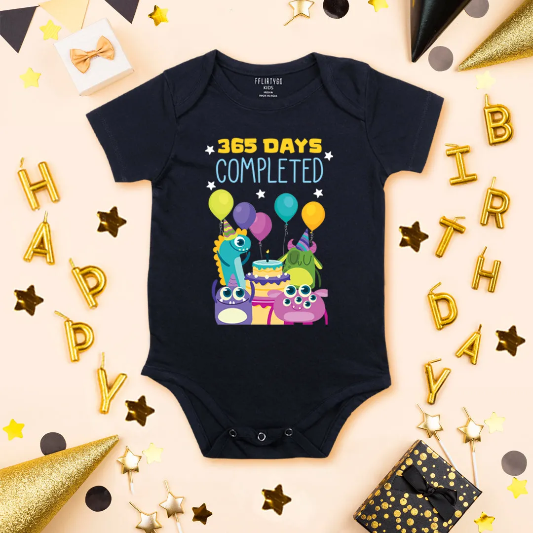 365 Days Completed Baby Romper | Onesies - Party Romper