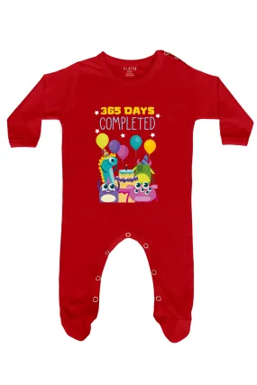 365 Days Completed Baby Romper | Onesies - Party Romper