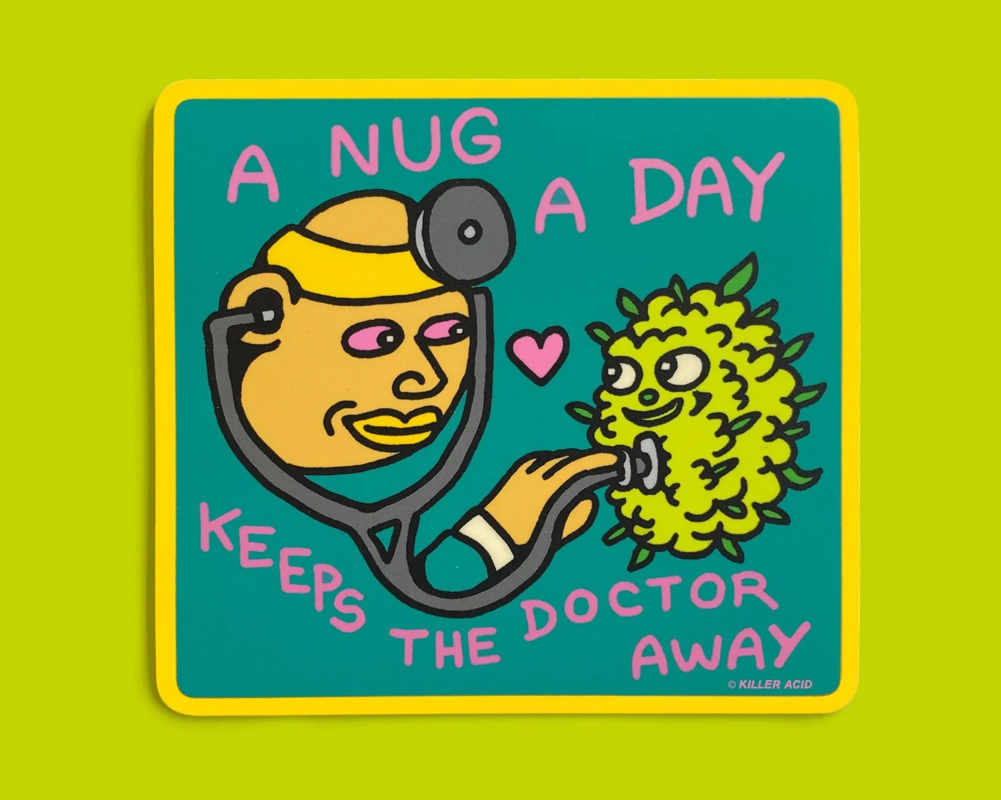 A Nug a Day Sticker