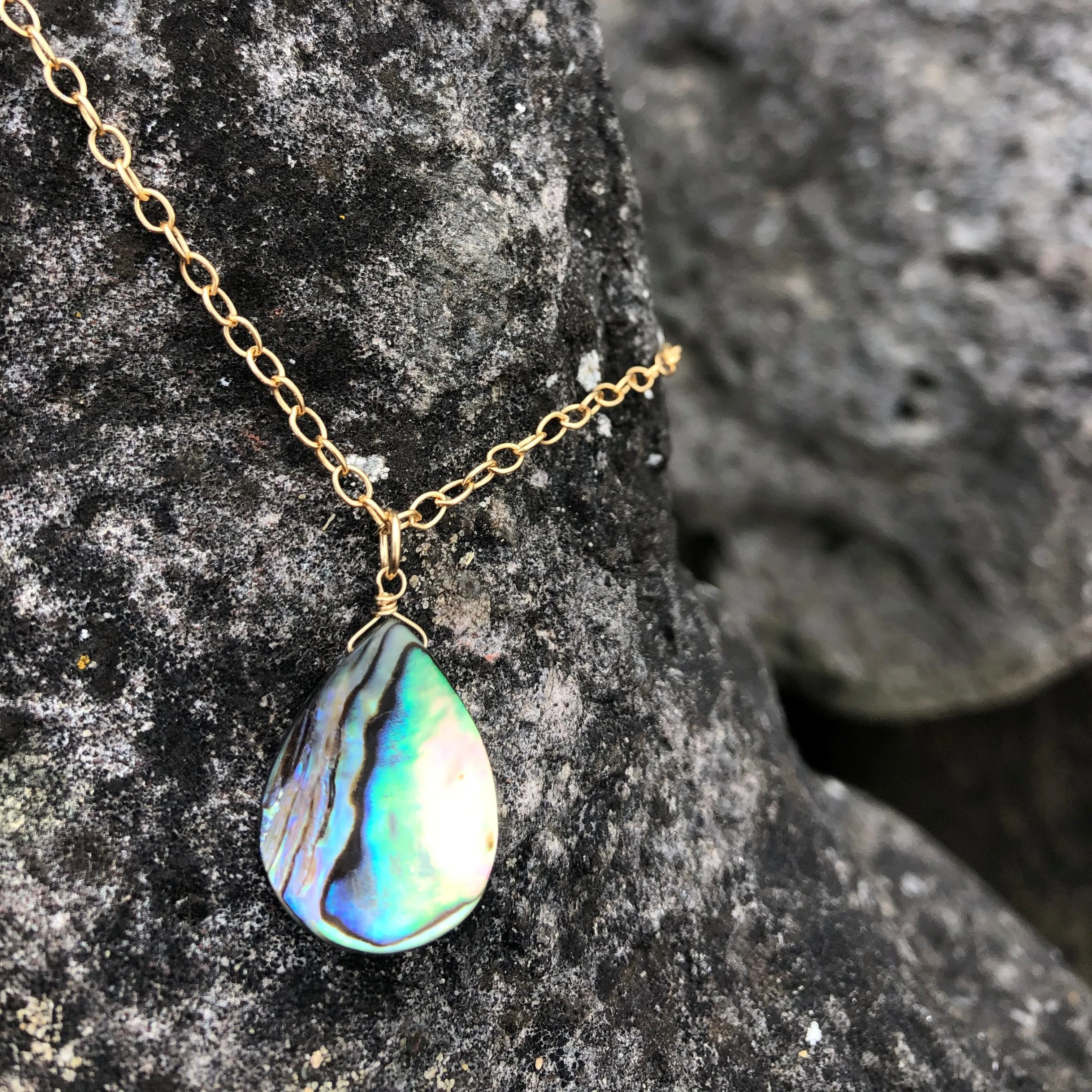 Abalone Shell Necklace (GF)