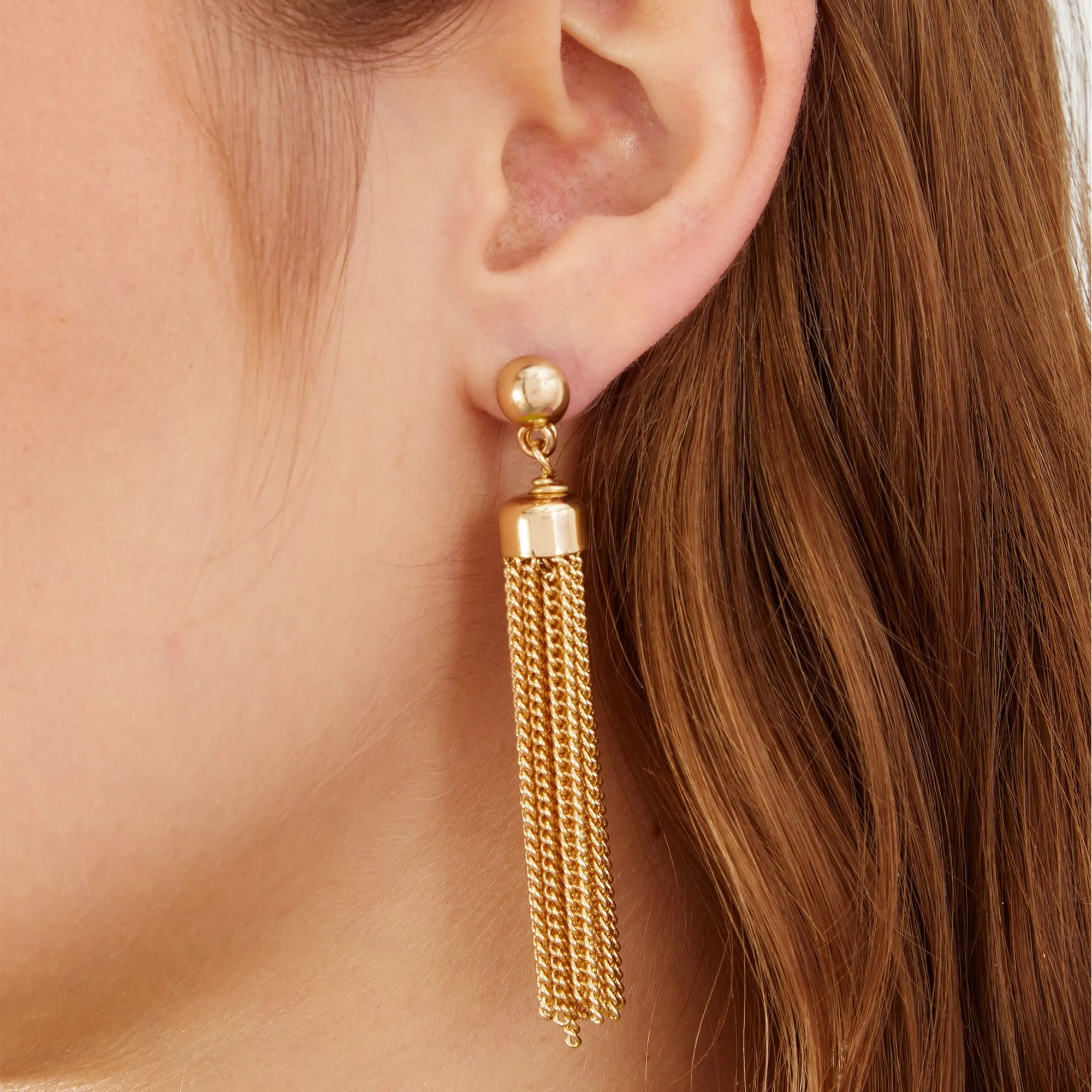 Accessorize London Women's Fine Tassel Earrings