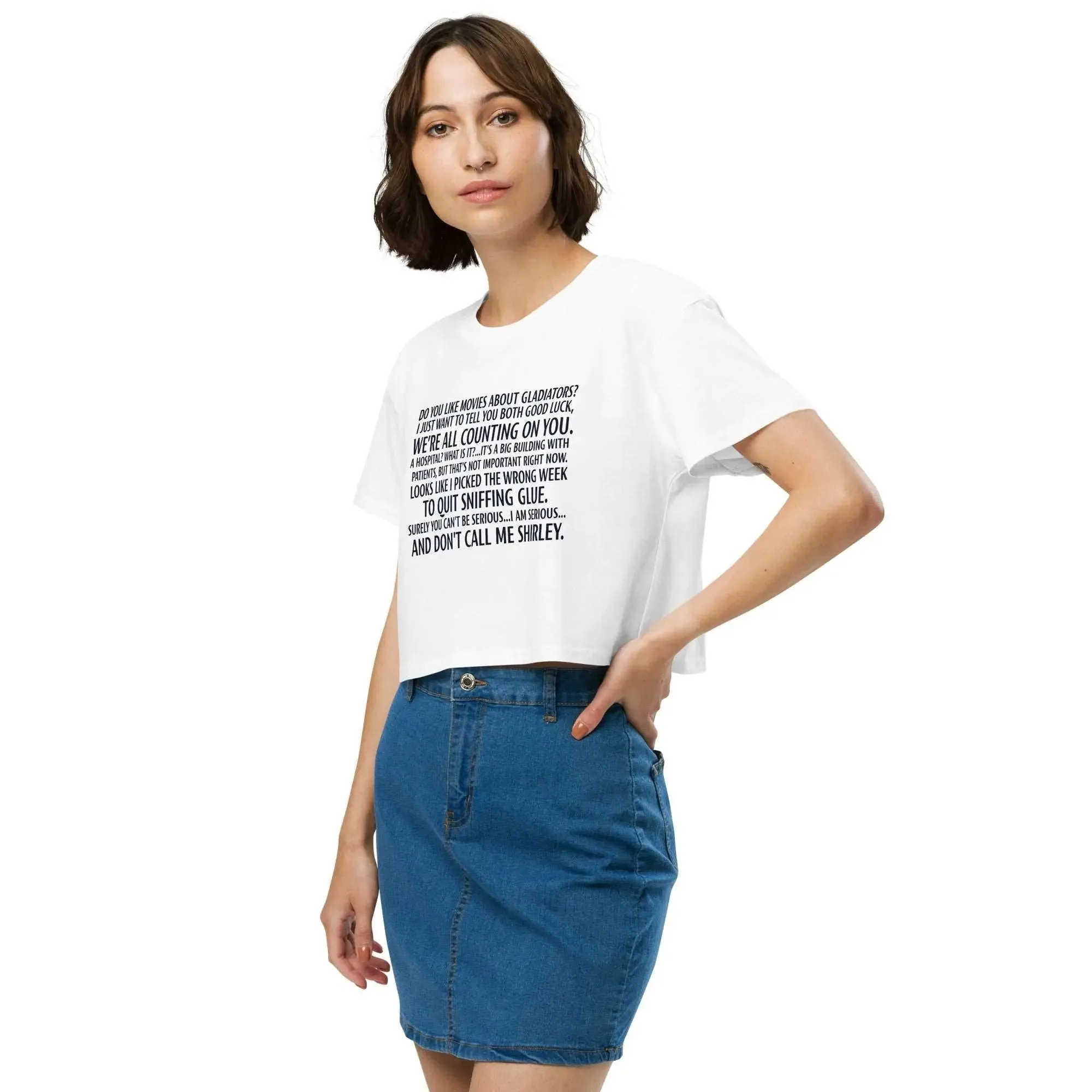 Airplane! Women’s crop top