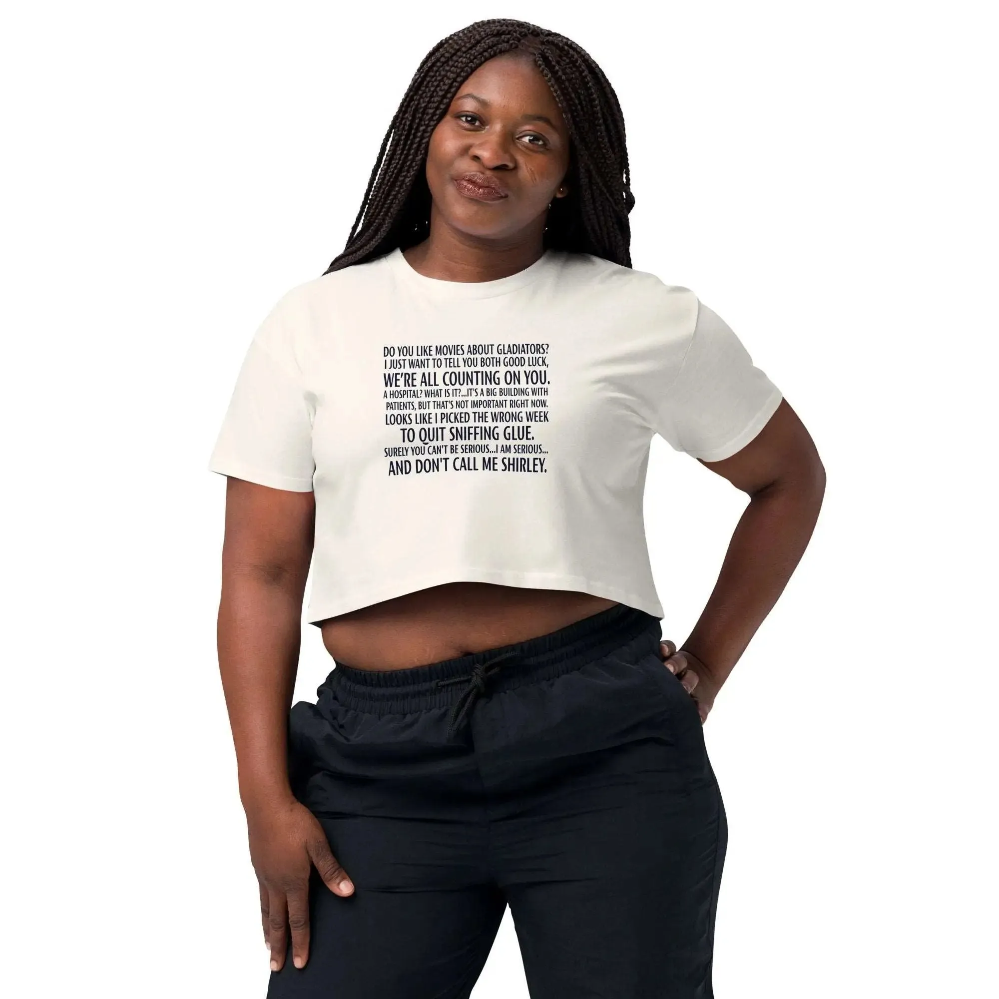 Airplane! Women’s crop top