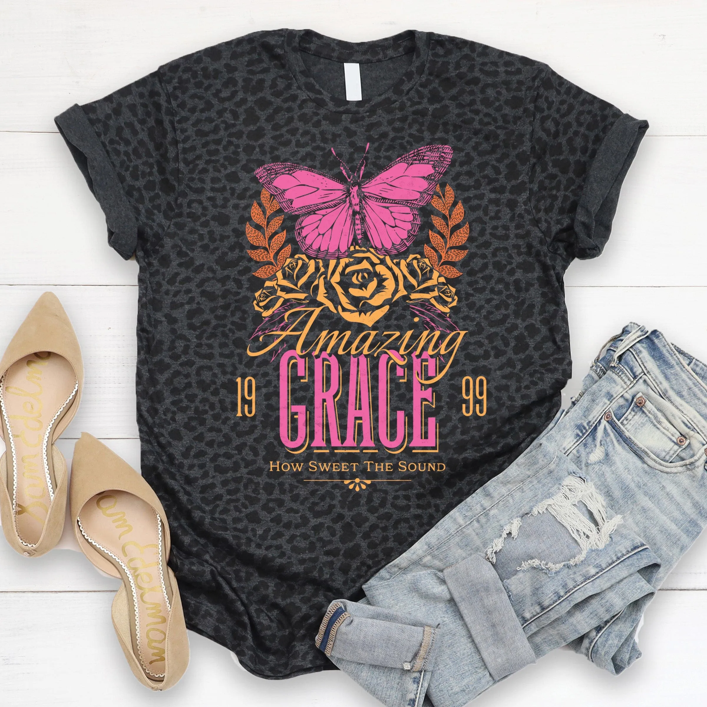 Amazing Grace Butterfly Tee