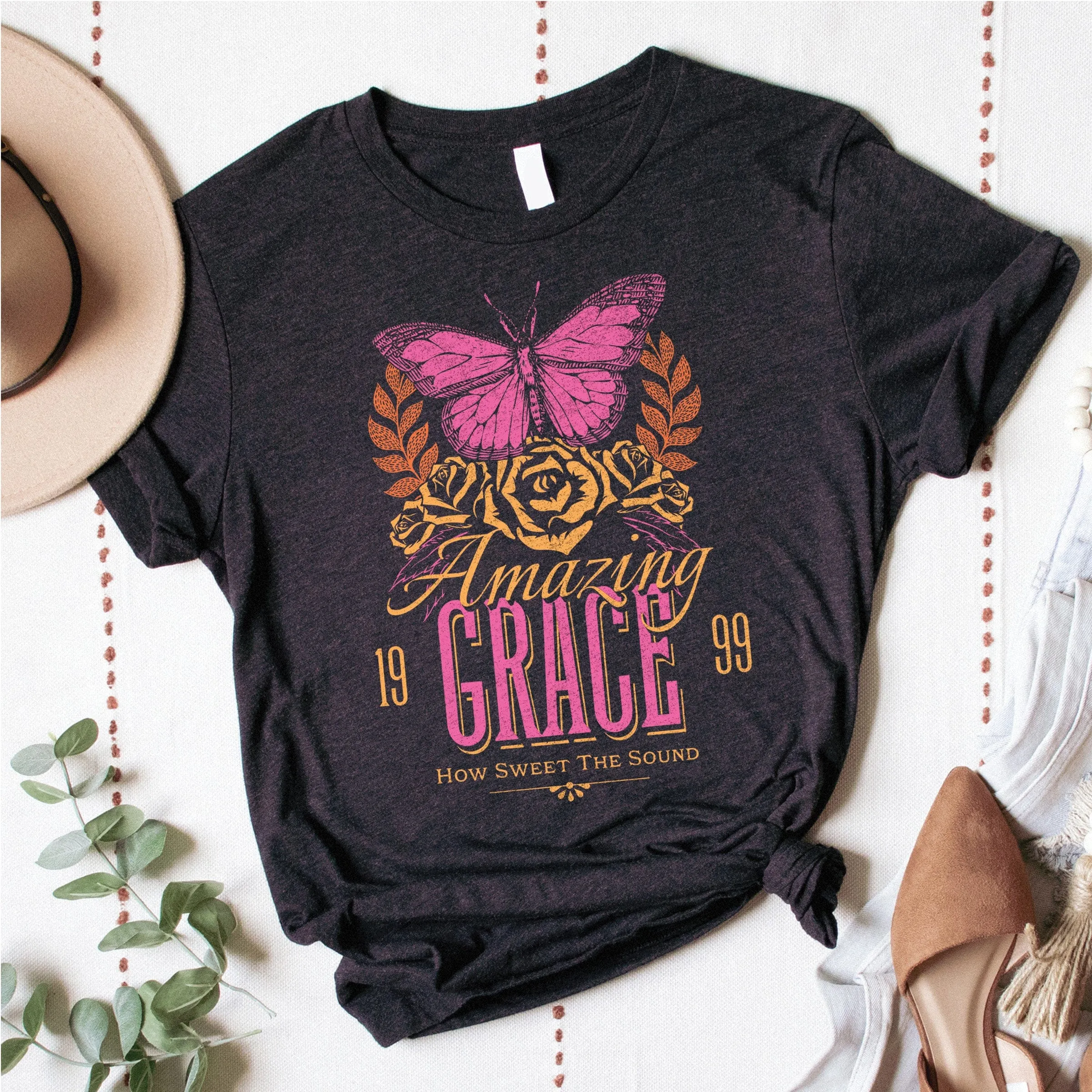 Amazing Grace Butterfly Tee