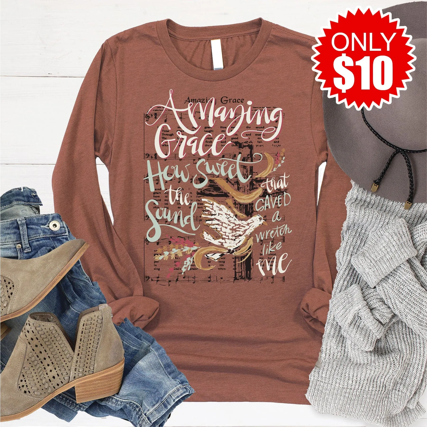 Amazing Grace Long Sleeve - 10