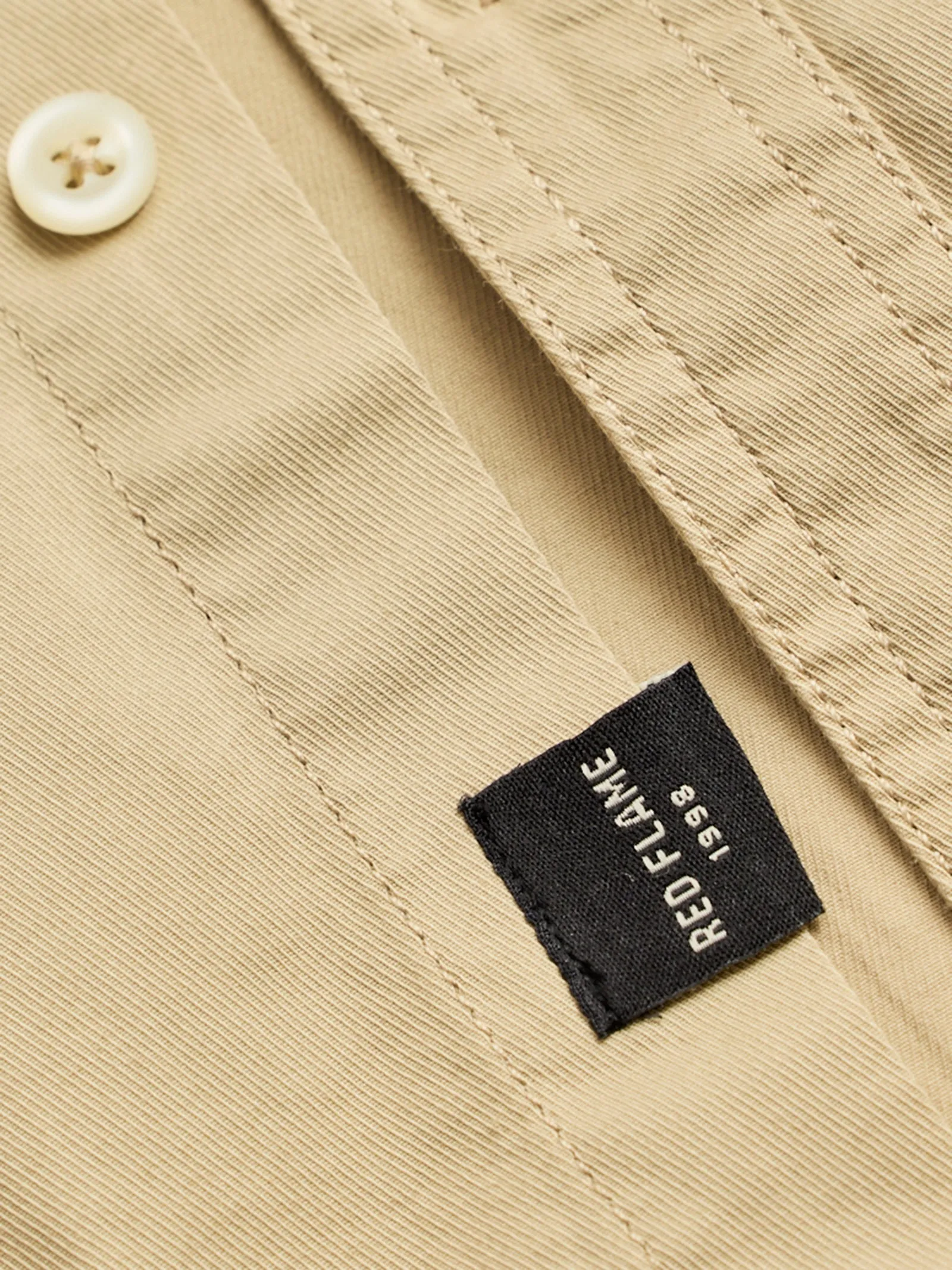 Beige Solid Shirt