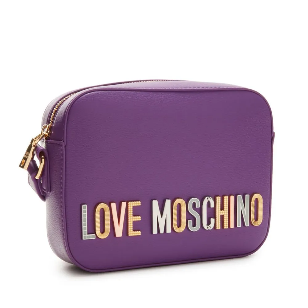 Borsa Donna a Tracolla LOVE MOSCHINO linea Bold Love Lettering Viola