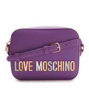 Borsa Donna a Tracolla LOVE MOSCHINO linea Bold Love Lettering Viola