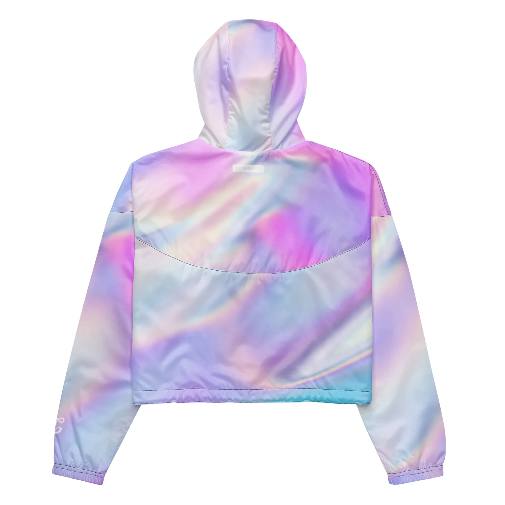 Breezy Crop Top Windbreaker – Pastel Party