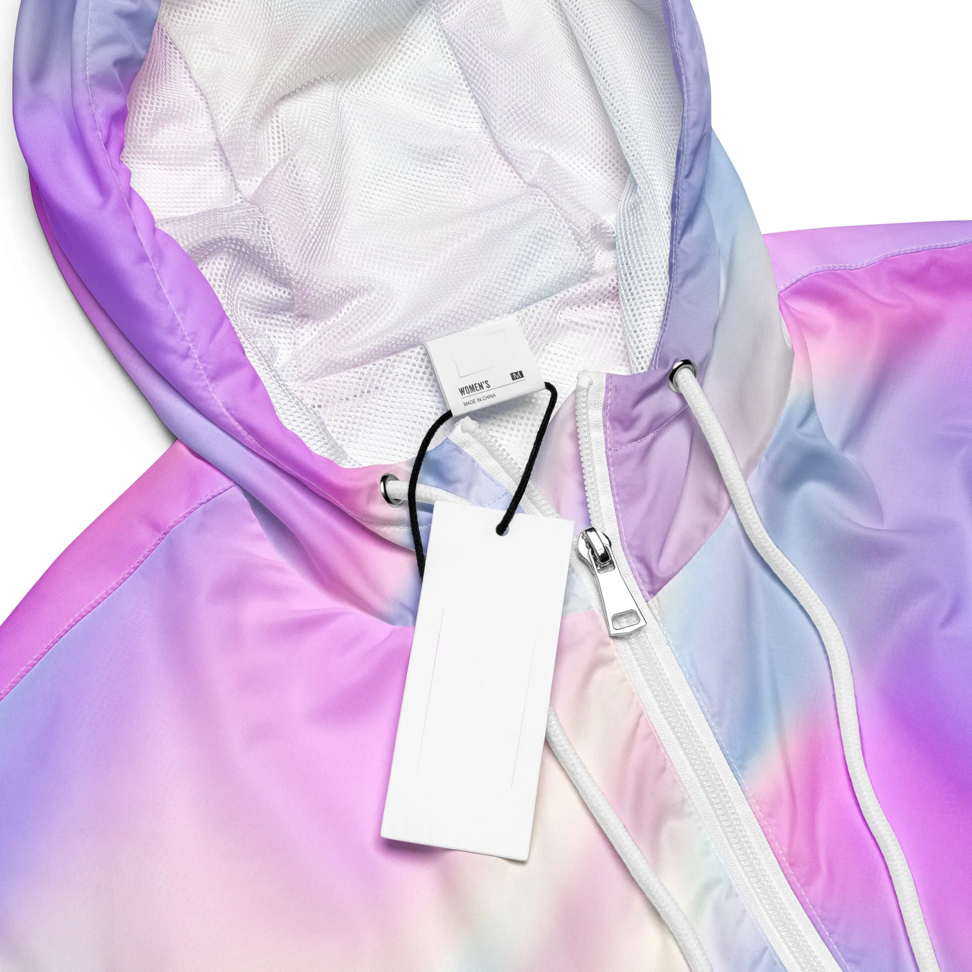 Breezy Crop Top Windbreaker – Pastel Party