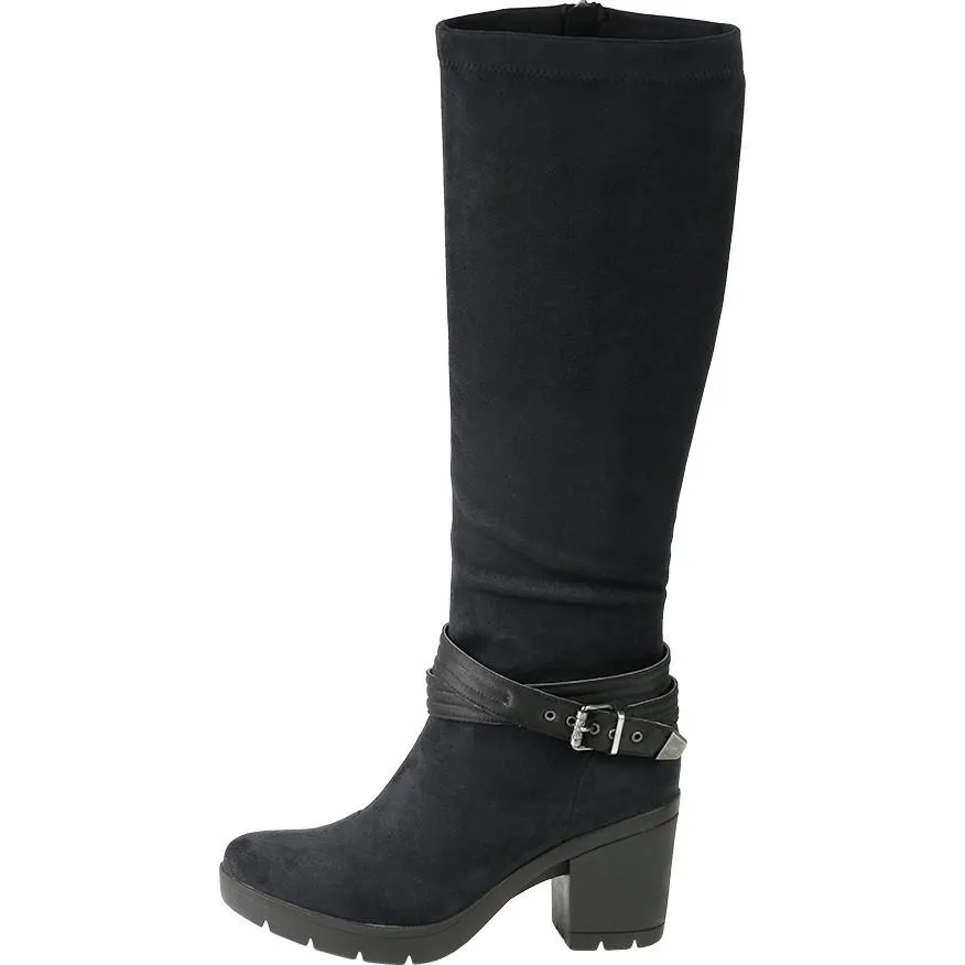 Bussola Women's •Bucharest 1542 Belty• Platform Belted Boot  Black 9US/EU40