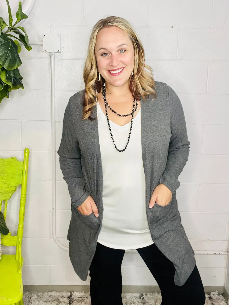 Charcoal Rachel Cardigan