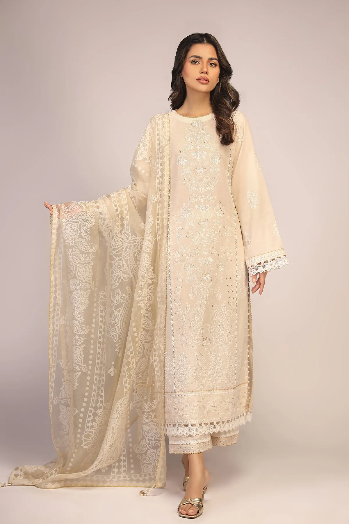 Chikankari 3 Piece