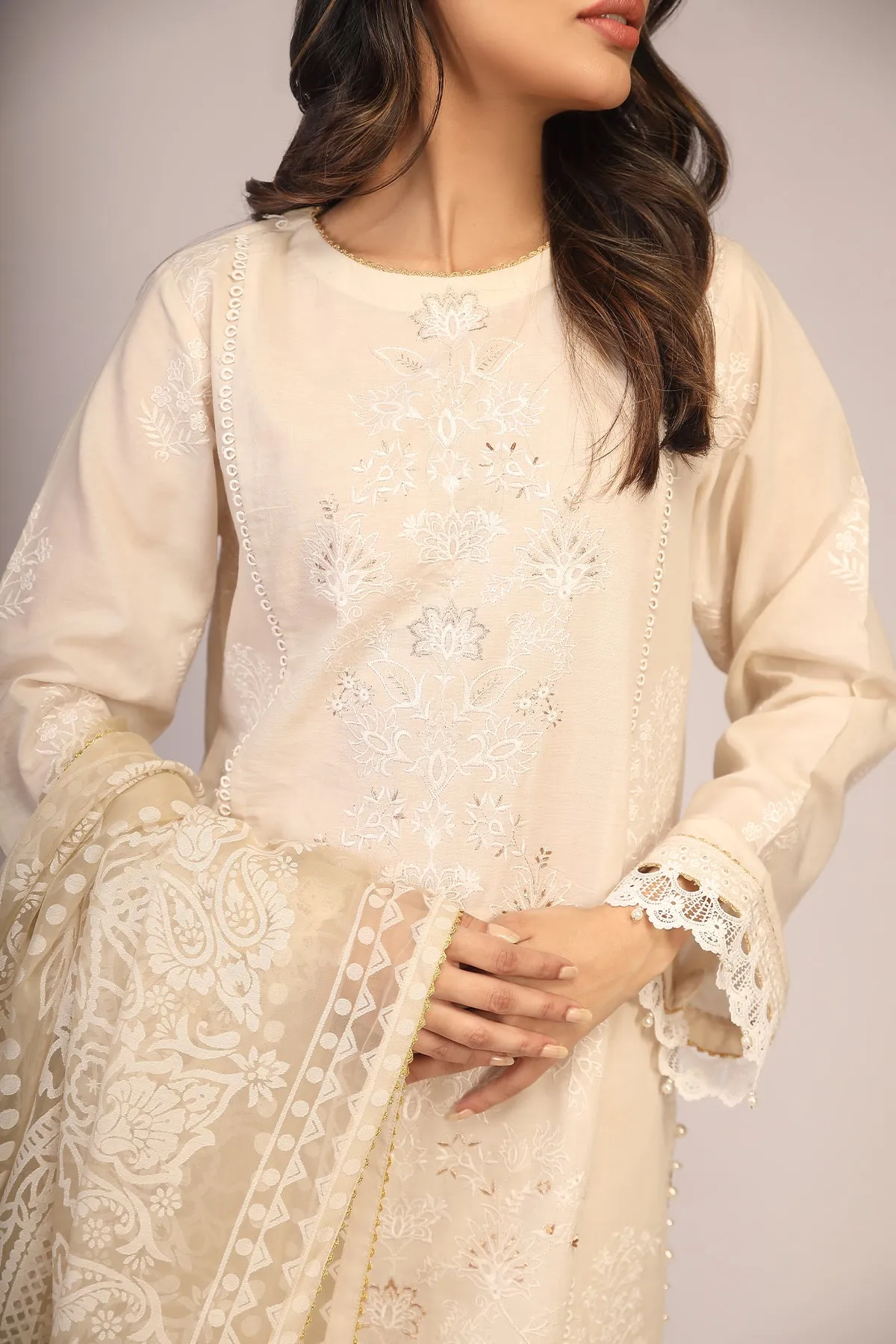 Chikankari 3 Piece