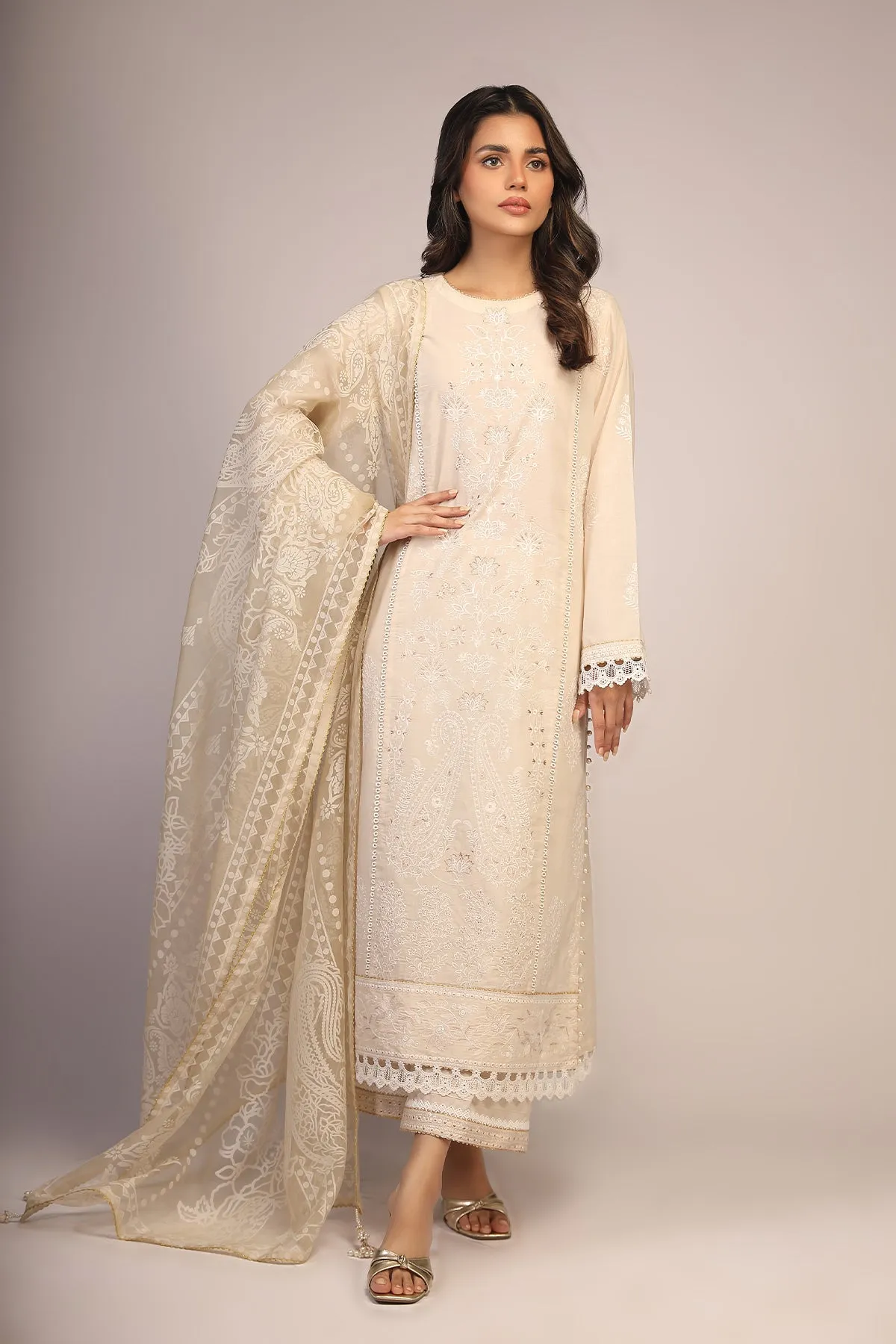 Chikankari 3 Piece