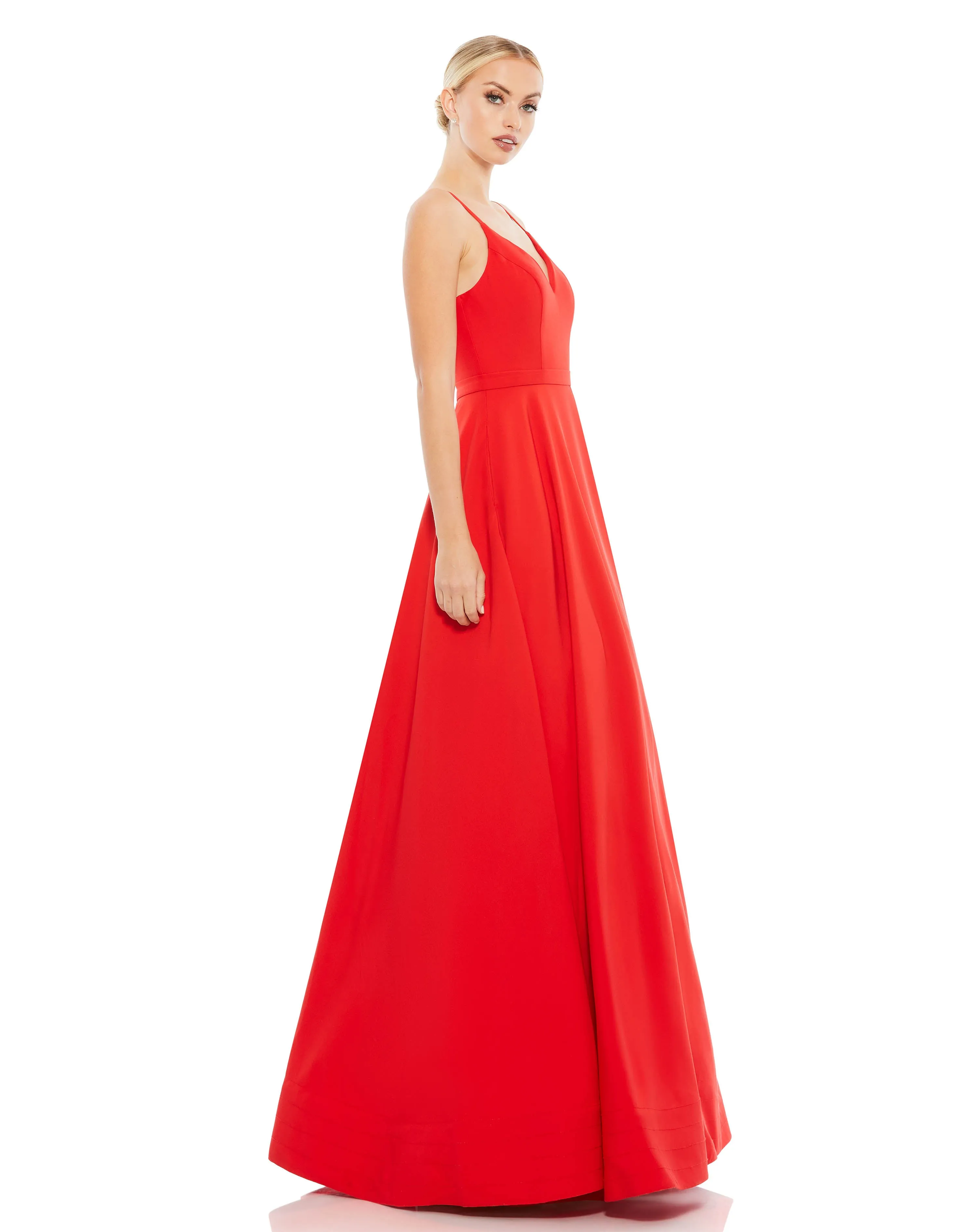 Classic A-Line V-Neck Ballgown