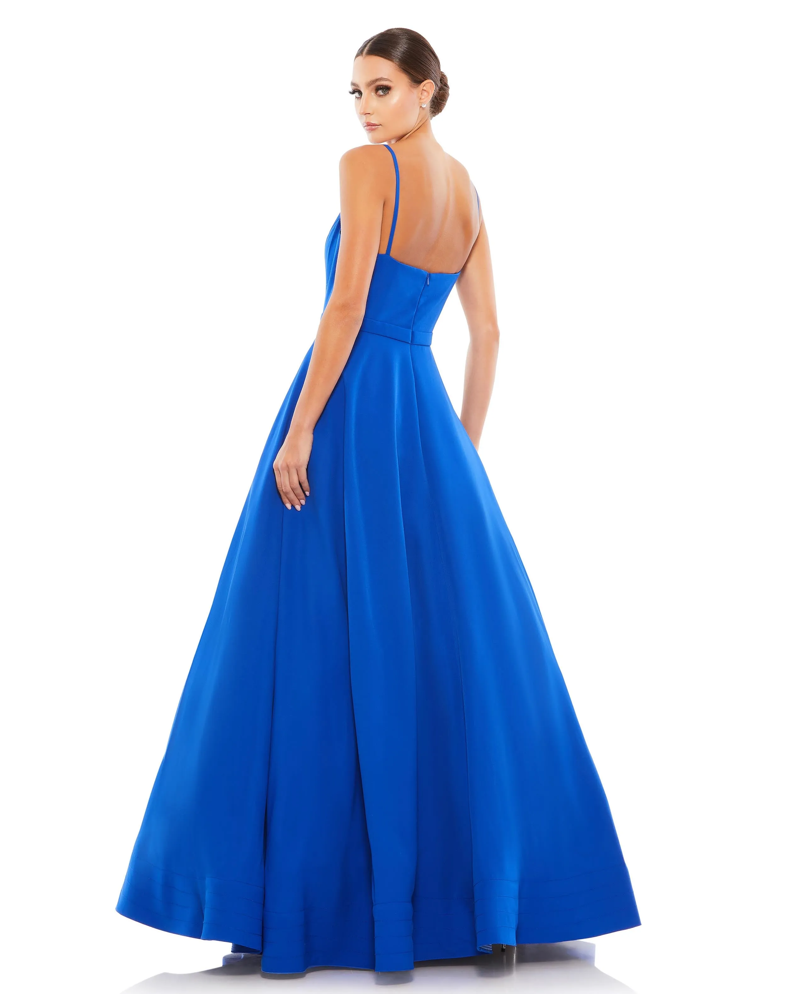 Classic A-Line V-Neck Ballgown