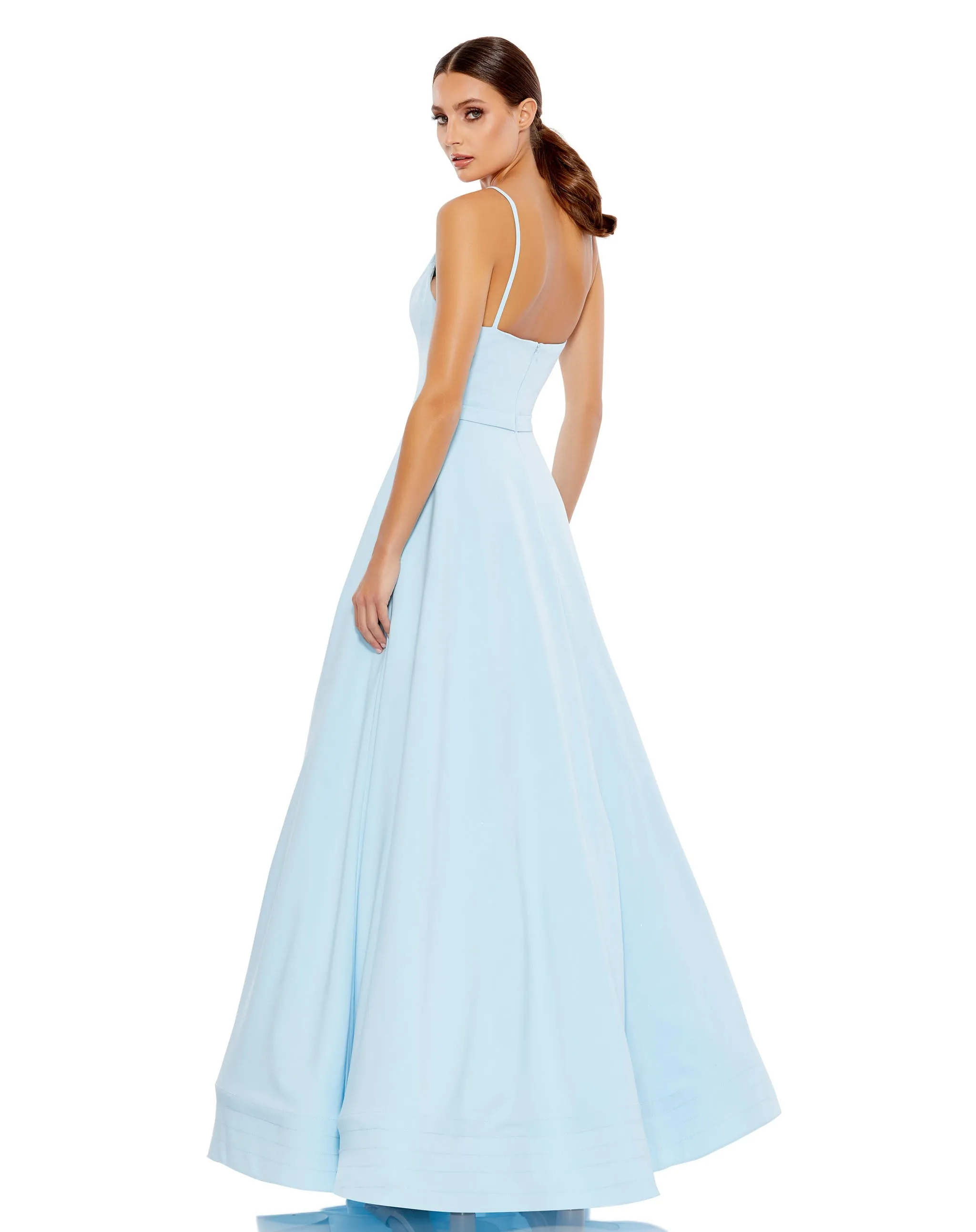 Classic A-Line V-Neck Ballgown