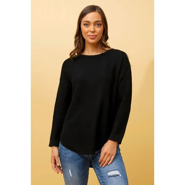 DARYLE SOLID KNIT JUMPER