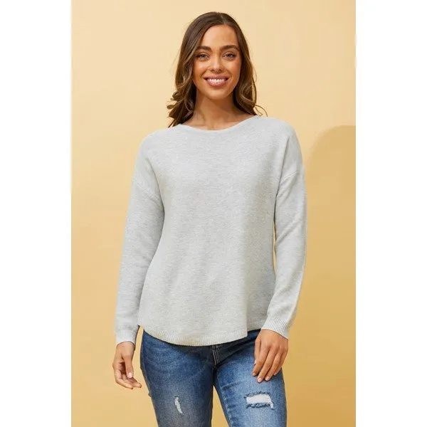 DARYLE SOLID KNIT JUMPER