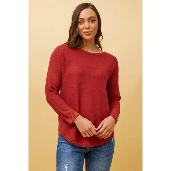 DARYLE SOLID KNIT JUMPER