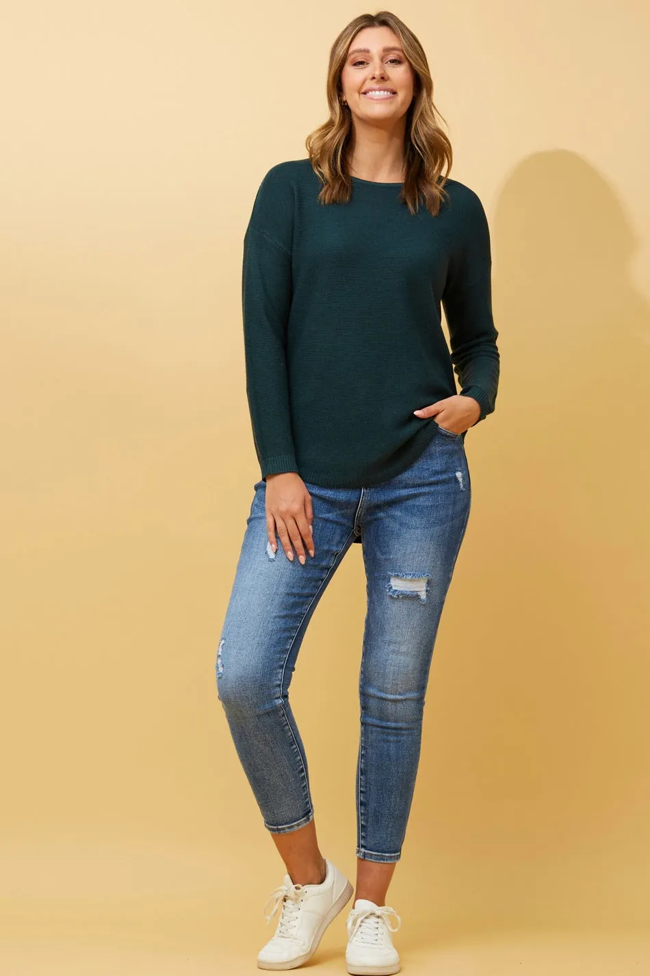 DARYLE SOLID KNIT JUMPER