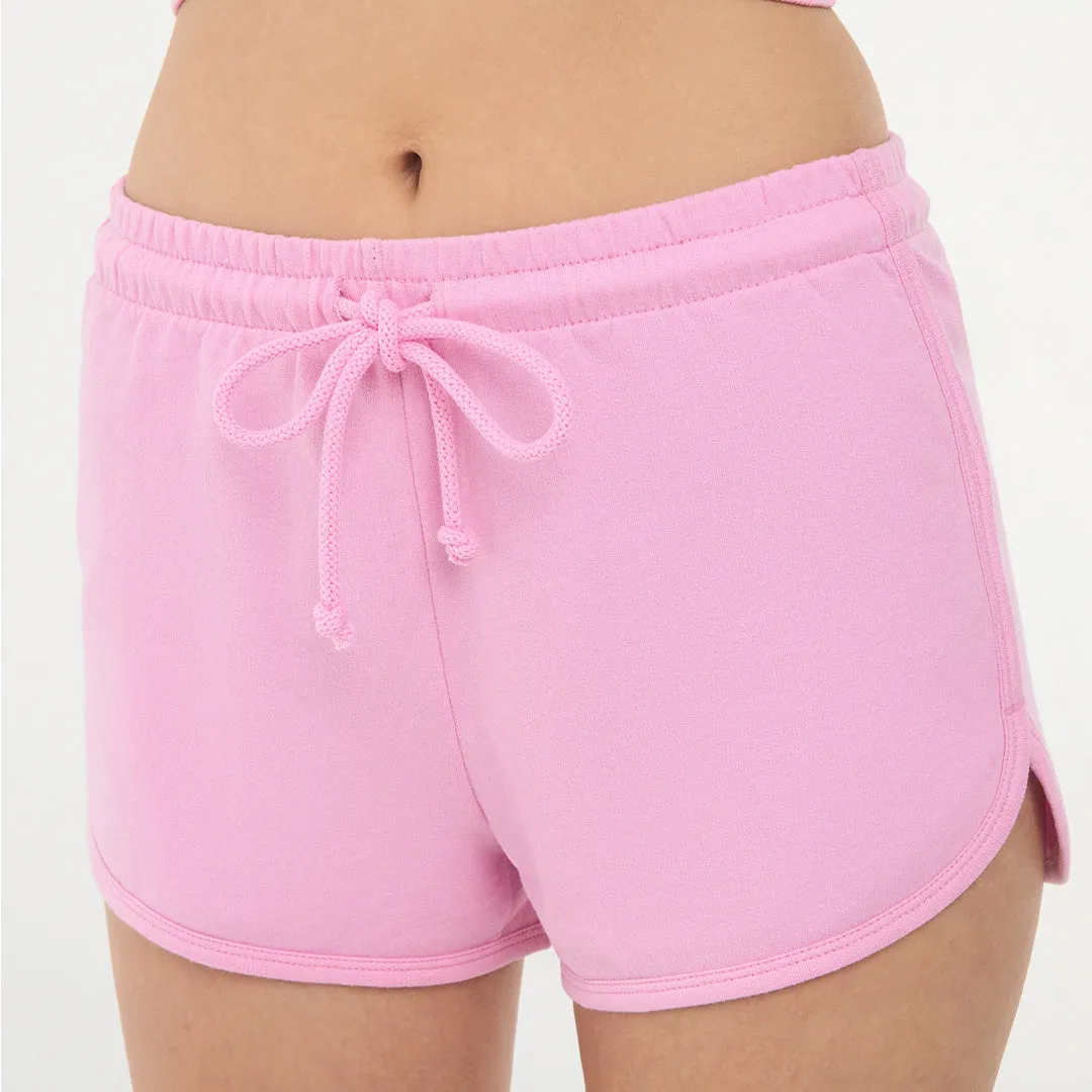 Drawstring Closure Gym Shorts