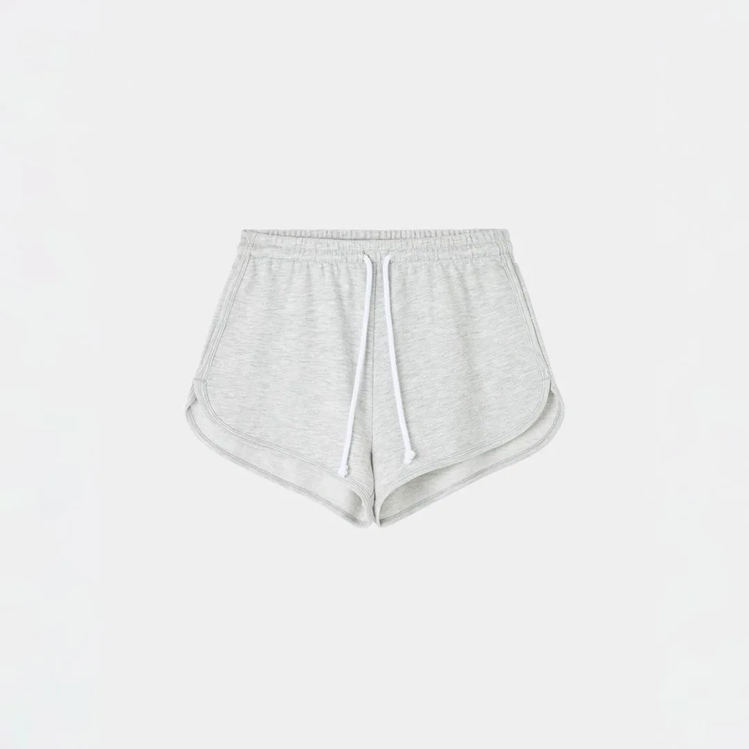 Drawstring Closure Gym Shorts