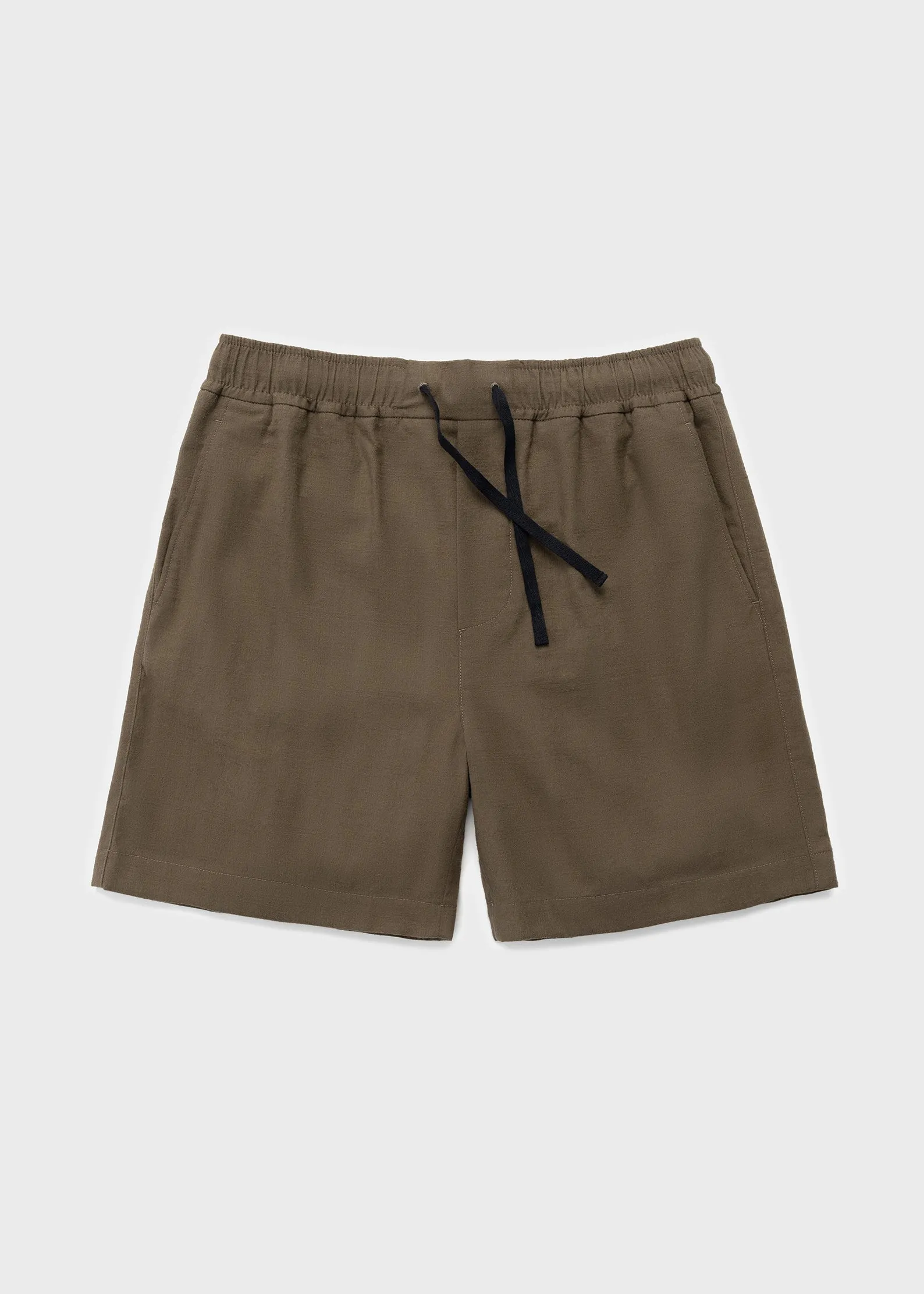 Drawstring Shorts - Olive Green