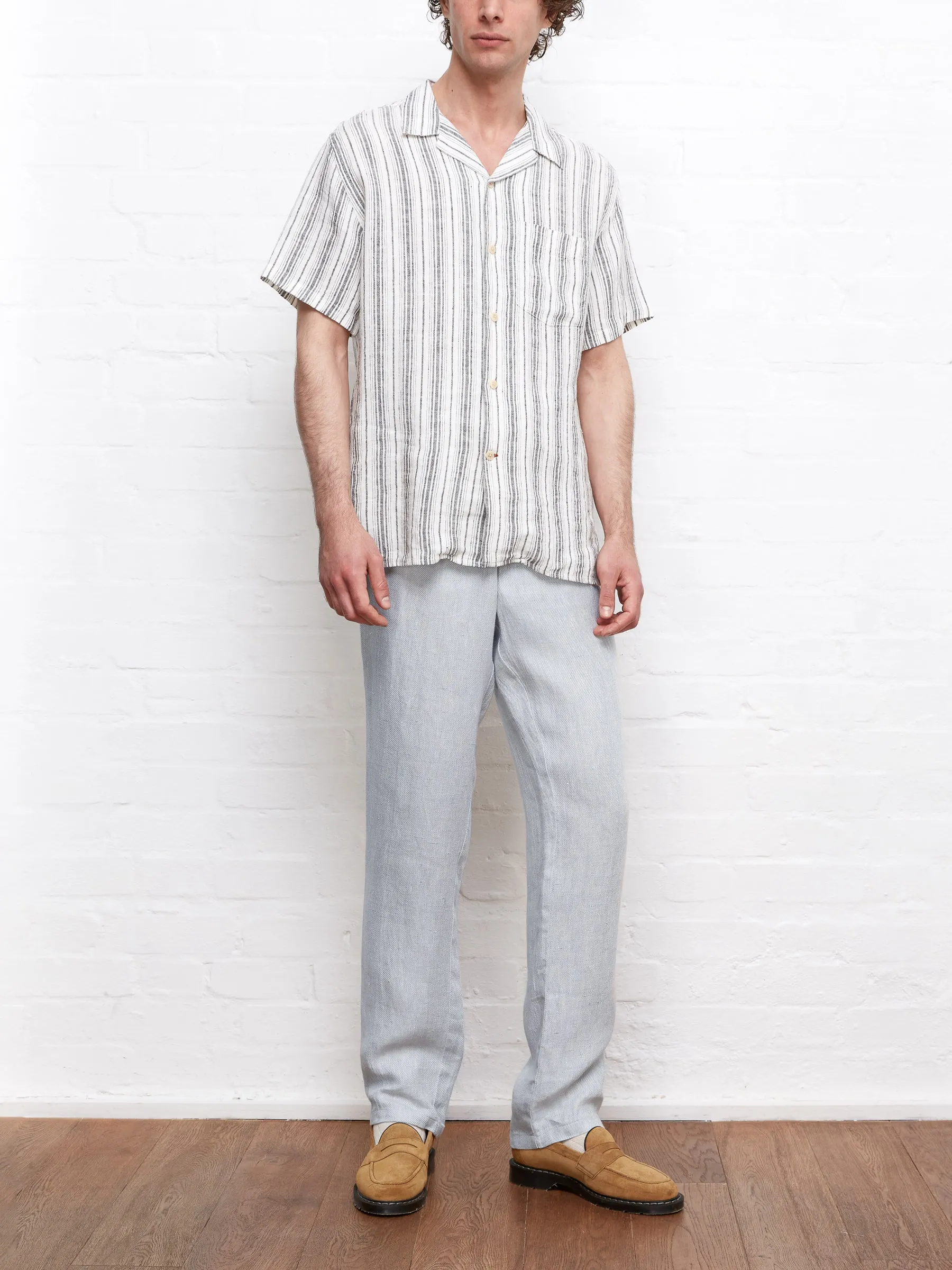 Drawstring Trousers Westby Blue