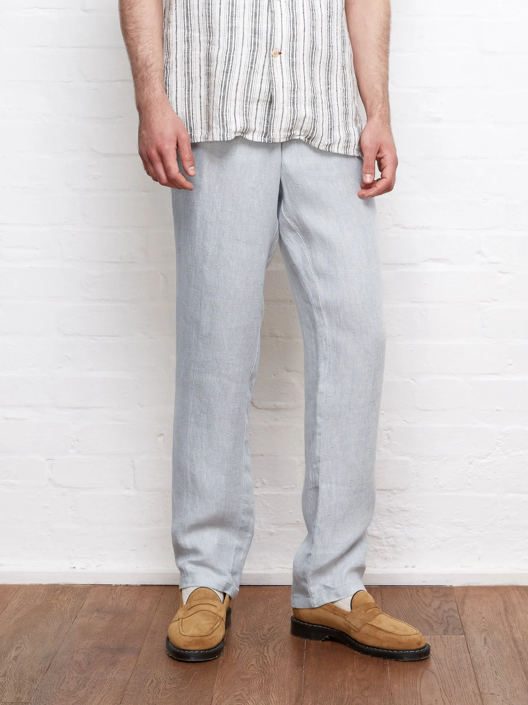 Drawstring Trousers Westby Blue