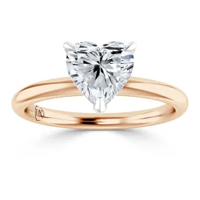 Elaine  - 18ct Rose Gold - Heart