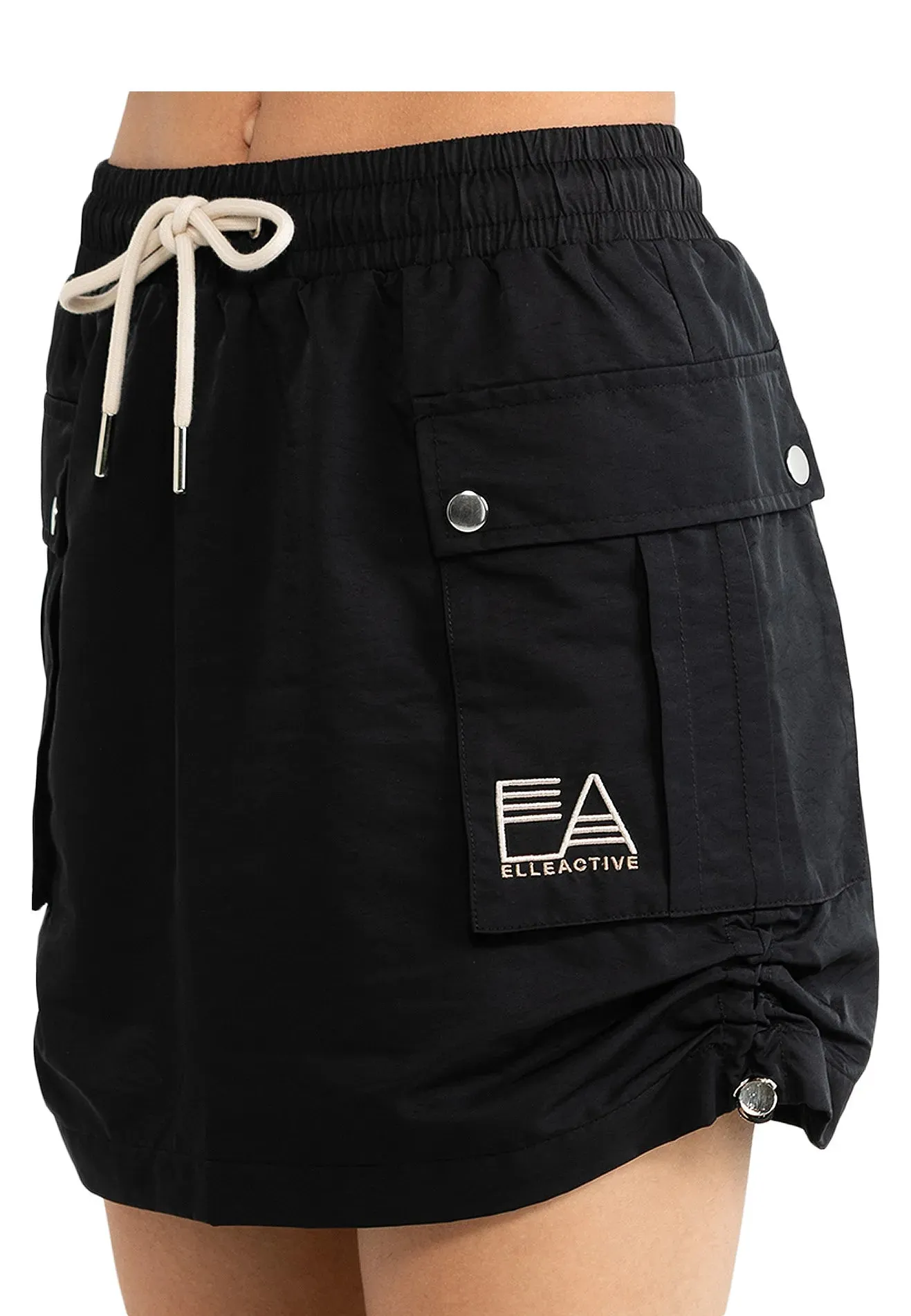 ELLE Active Drawstring Skort With Double Flap Pockets