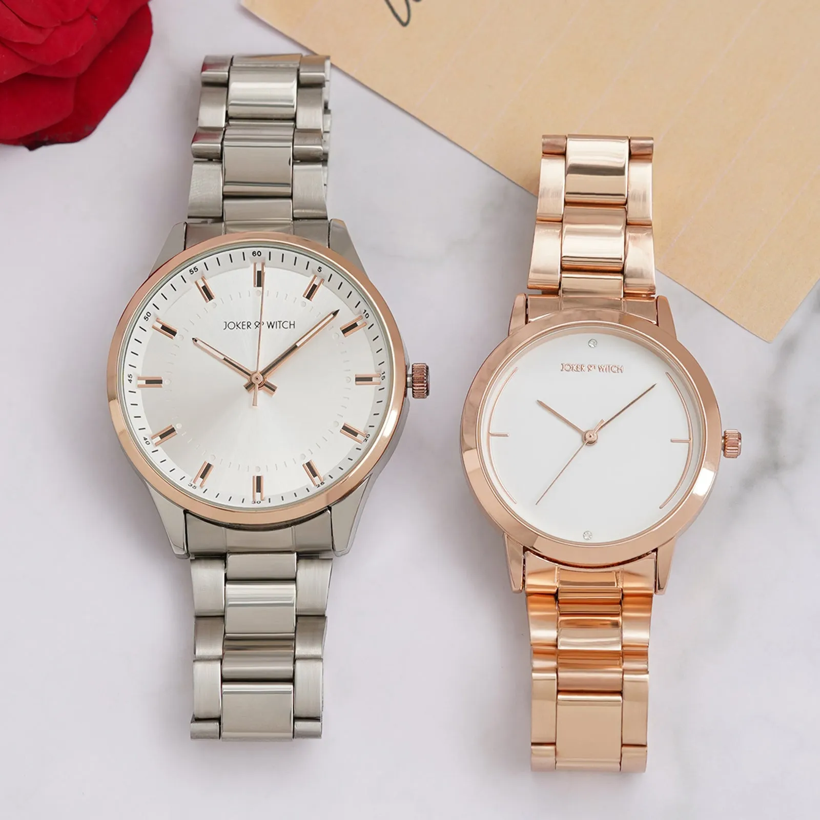 Fire & Ice Couple Watches