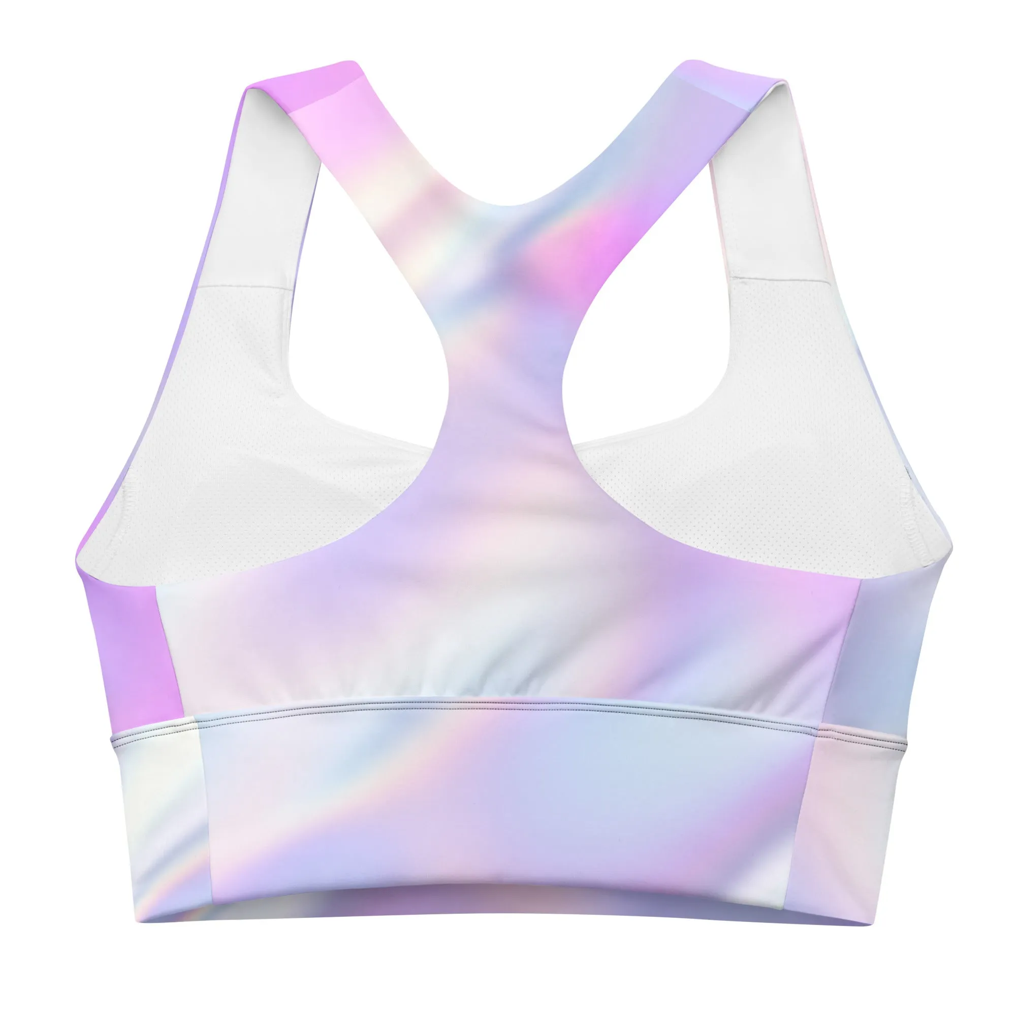 FlexiExtend Longline Sports Bra – Pastel Party