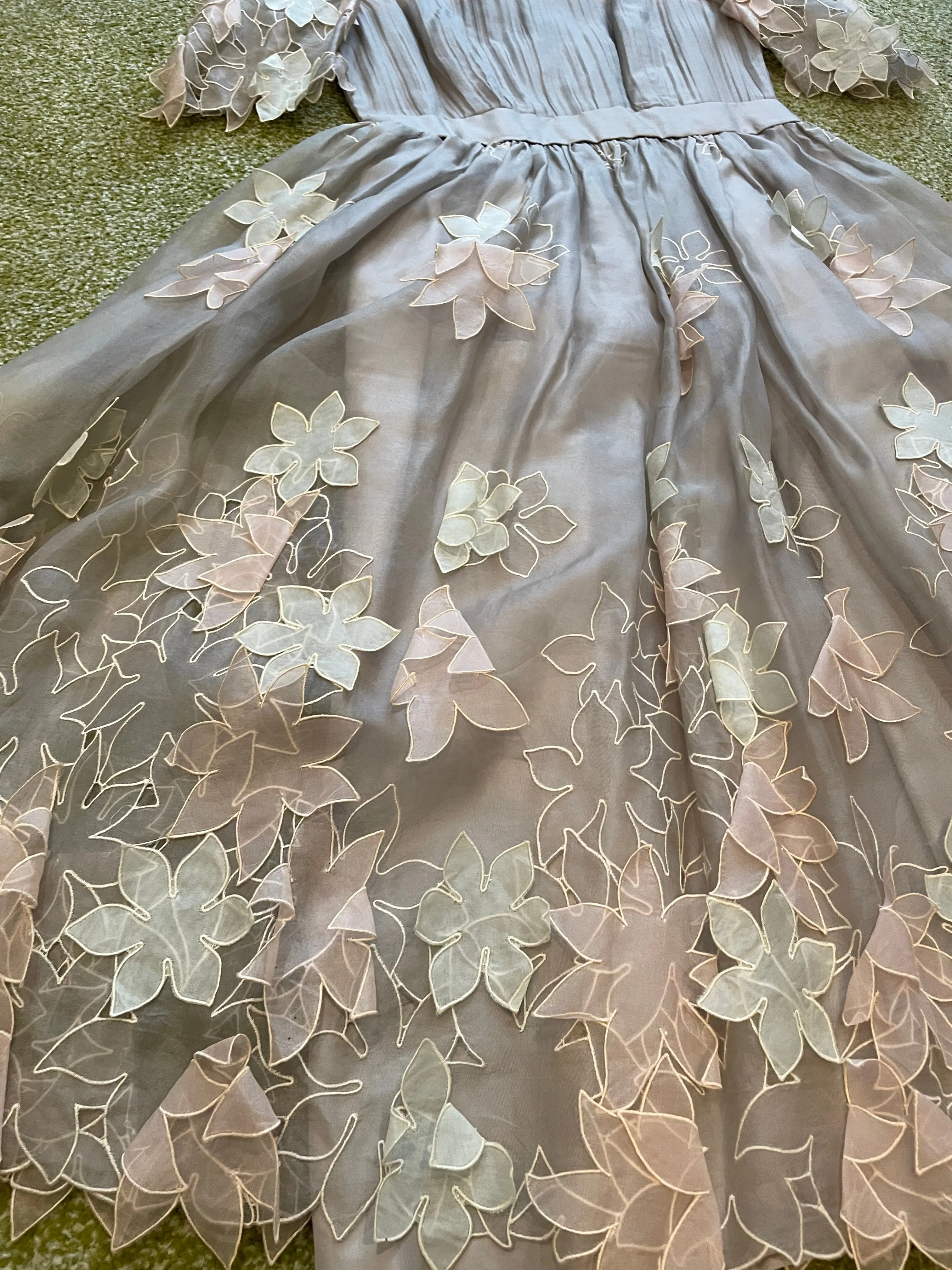 Flower Silk Dress