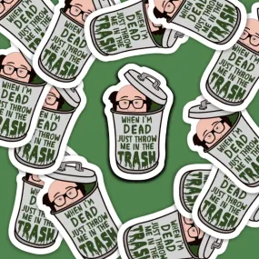 Frank Reynolds Vinyl Sticker