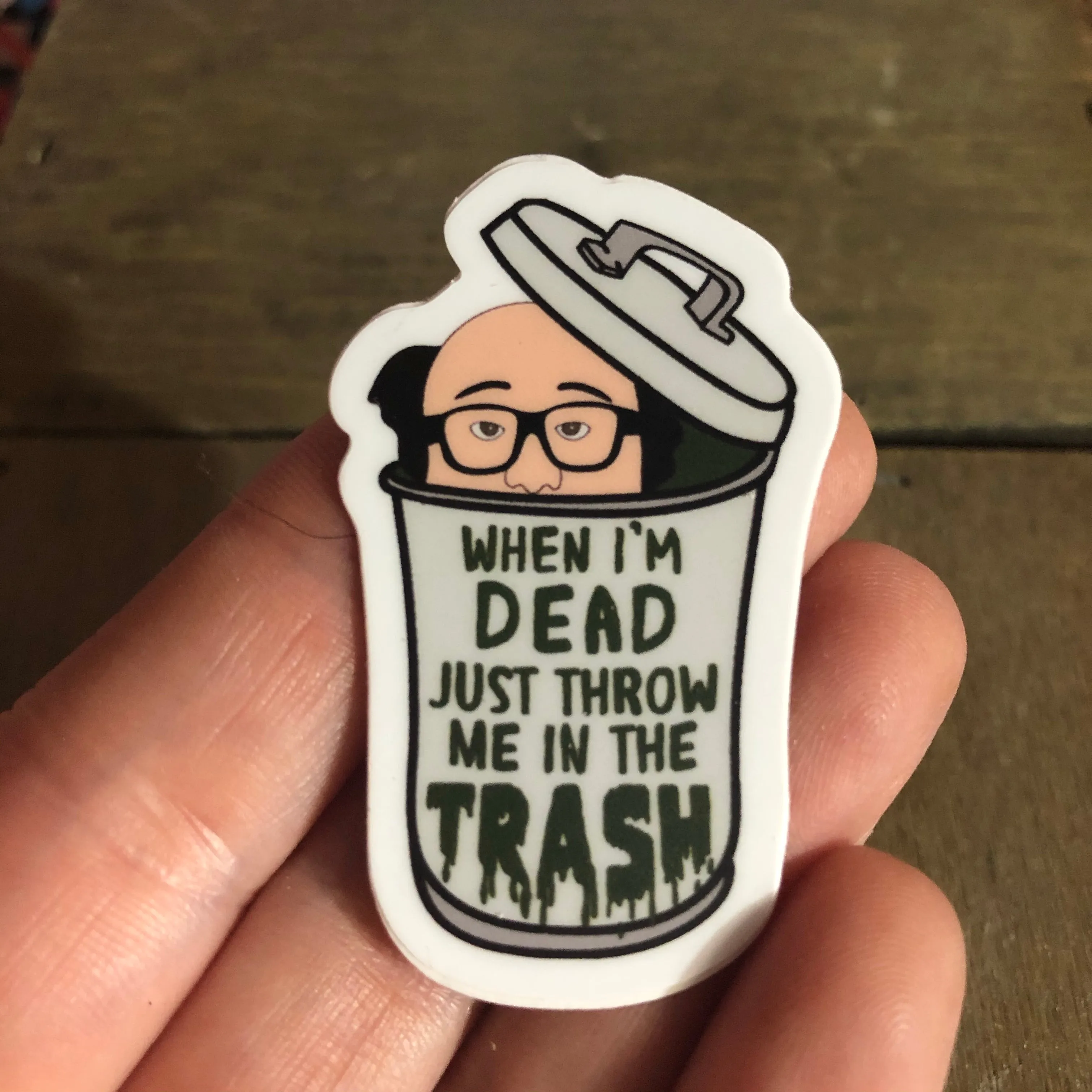 Frank Reynolds Vinyl Sticker