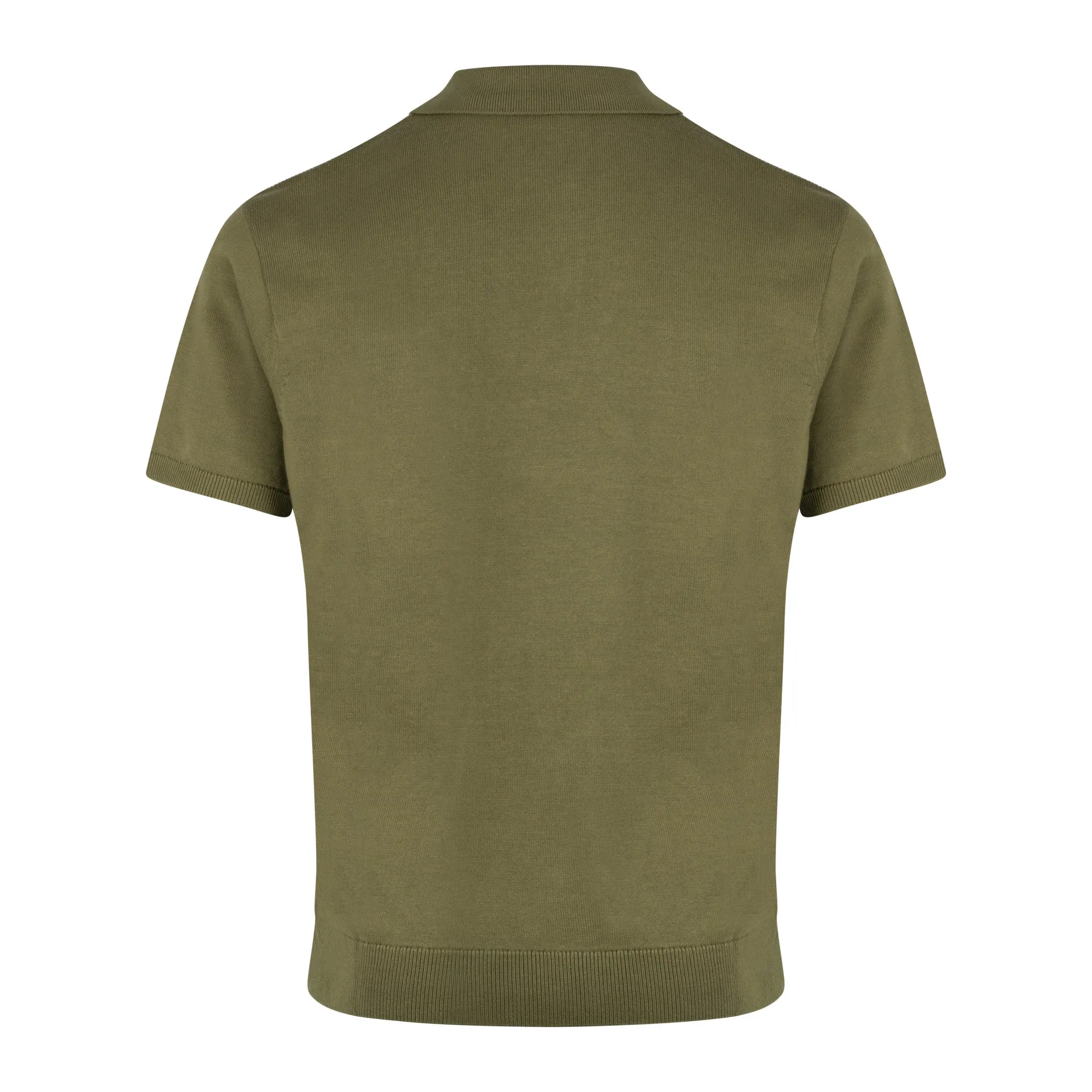 Gabicci Vintage Eden Knit Polo Shirt Green