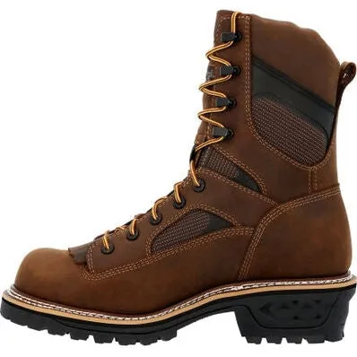 Georgia Men's Ltx Logger 9 Comp Toe WP Work Boot -Brown- GB00617