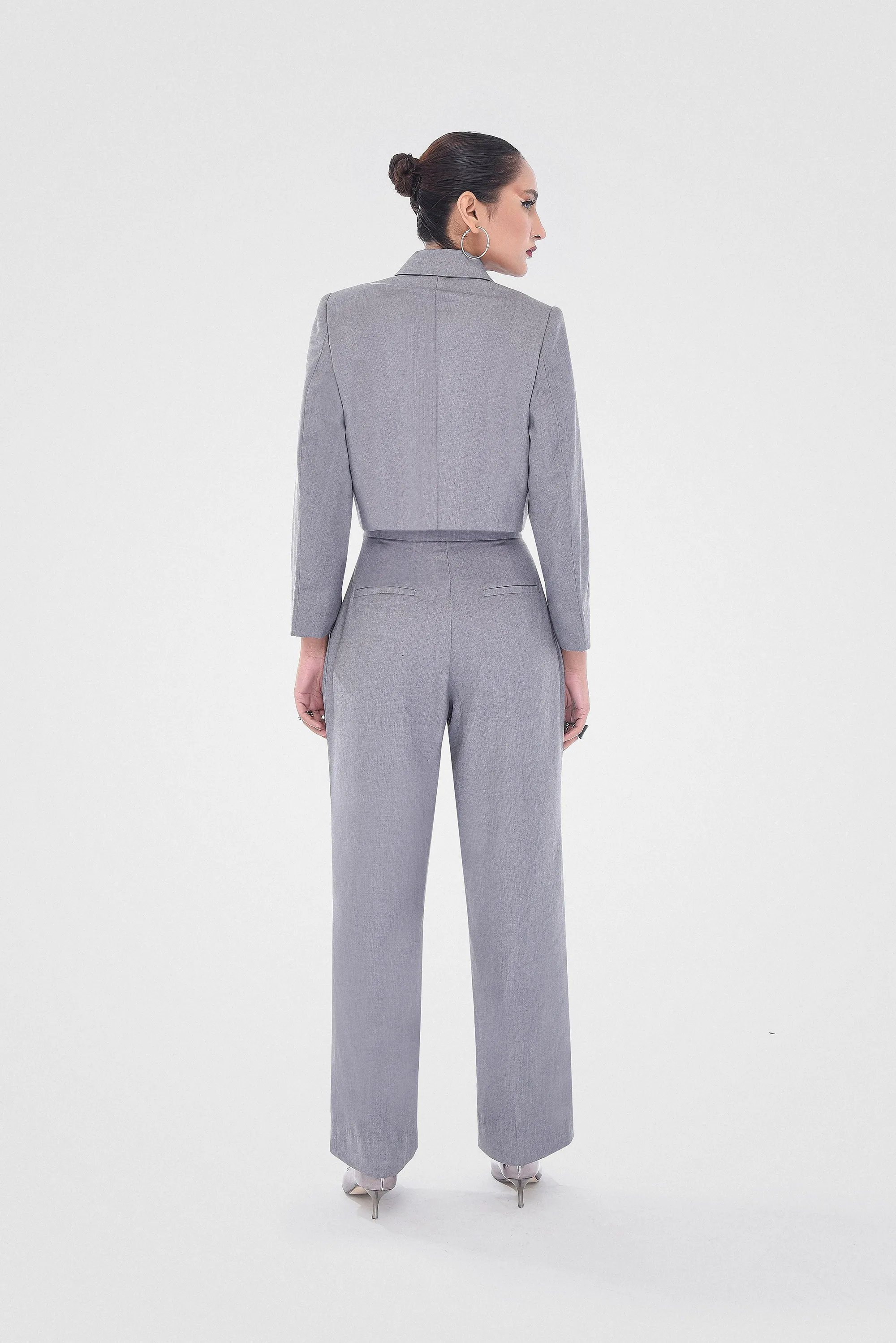 Grey Waistless Suit