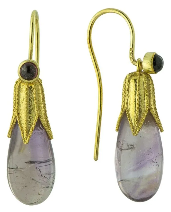 Jane Eyre Amethyst Earrings