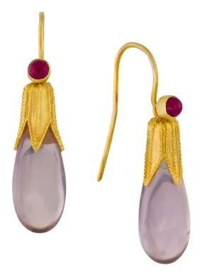 Jane Eyre Amethyst Earrings