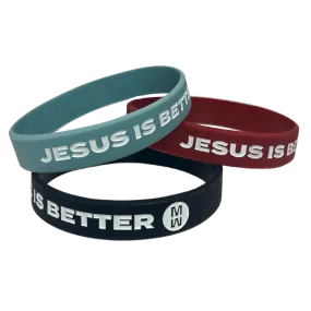 Jesus Is Better Silicone Bracelet