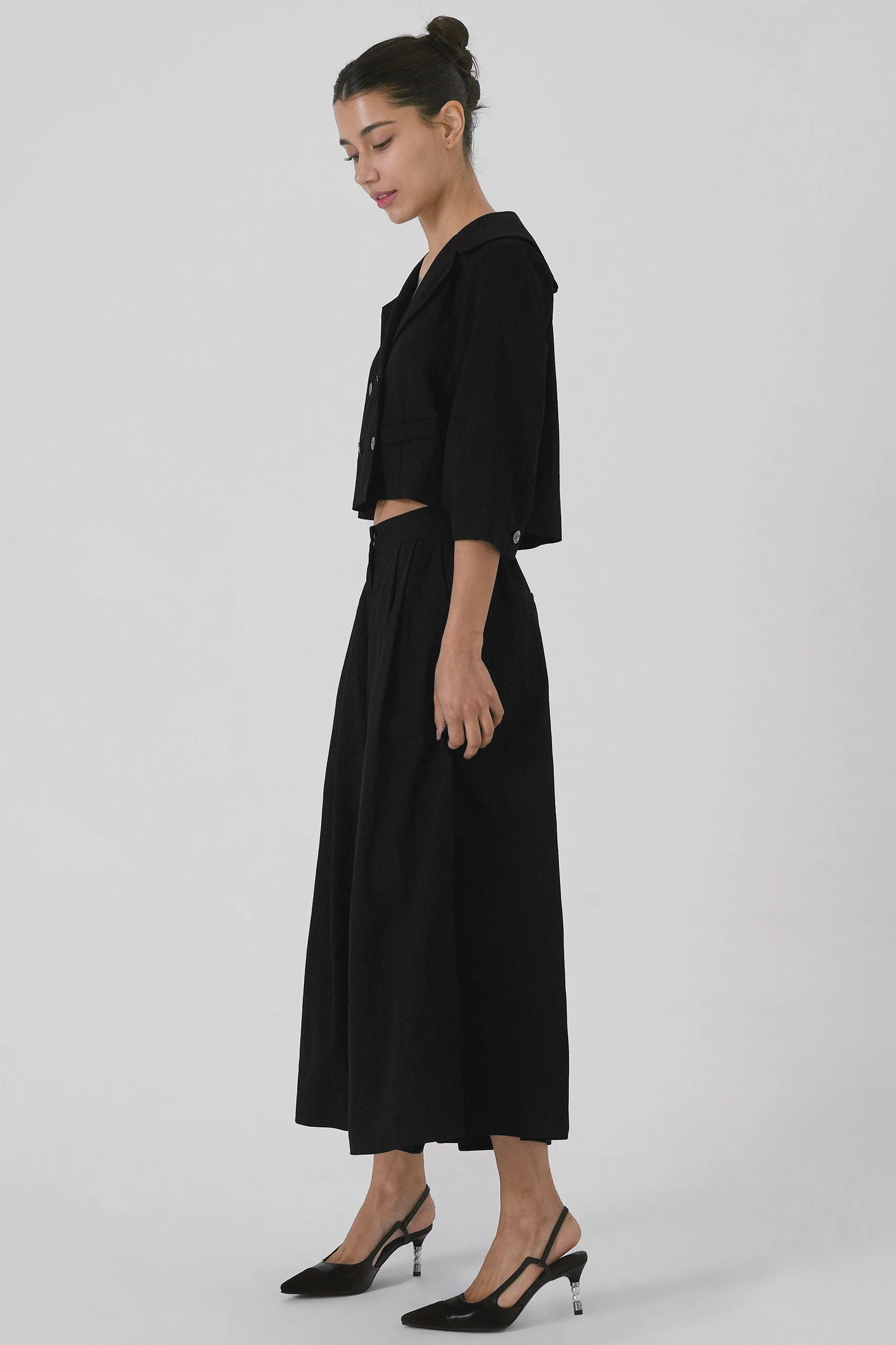 Karina Wide Pants, Black