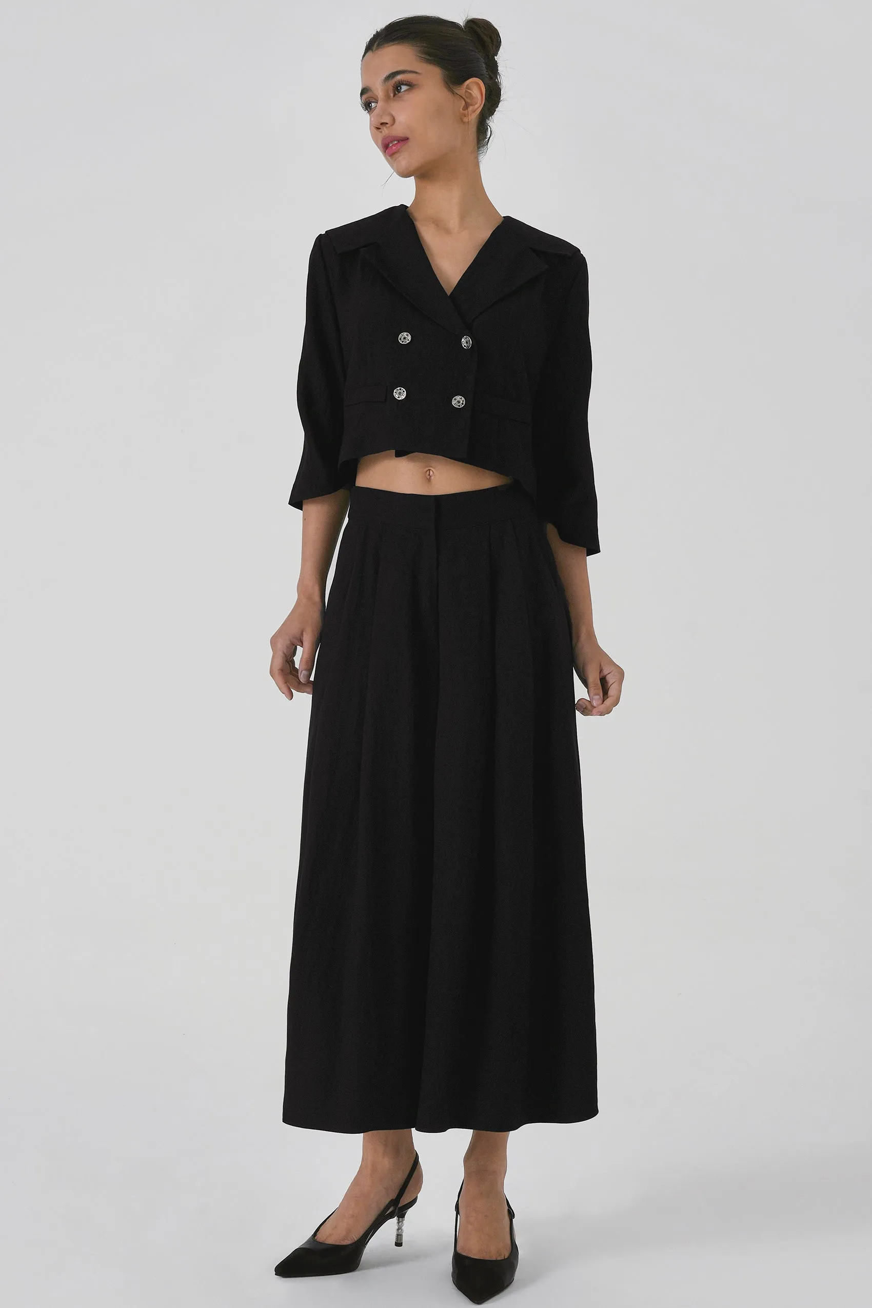 Karina Wide Pants, Black