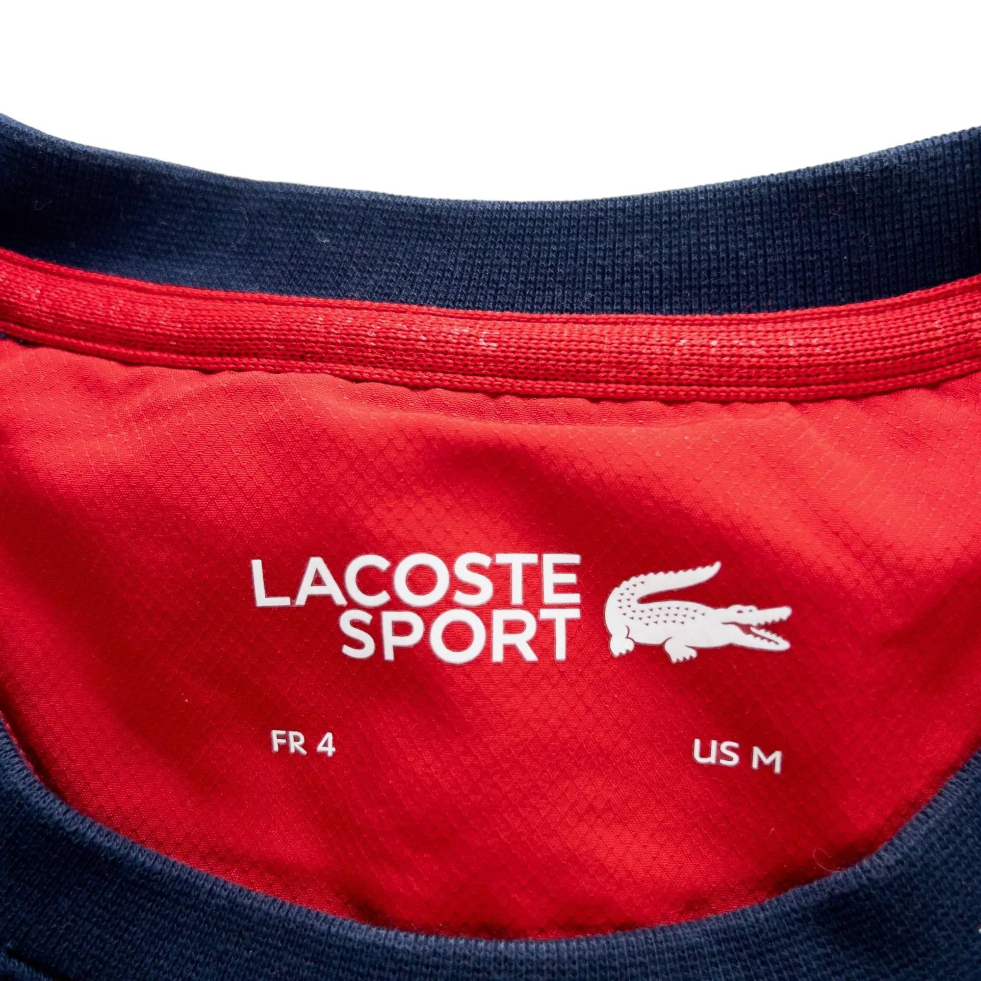 Lacoste Panel Sweatshirt Size S