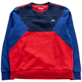 Lacoste Panel Sweatshirt Size S