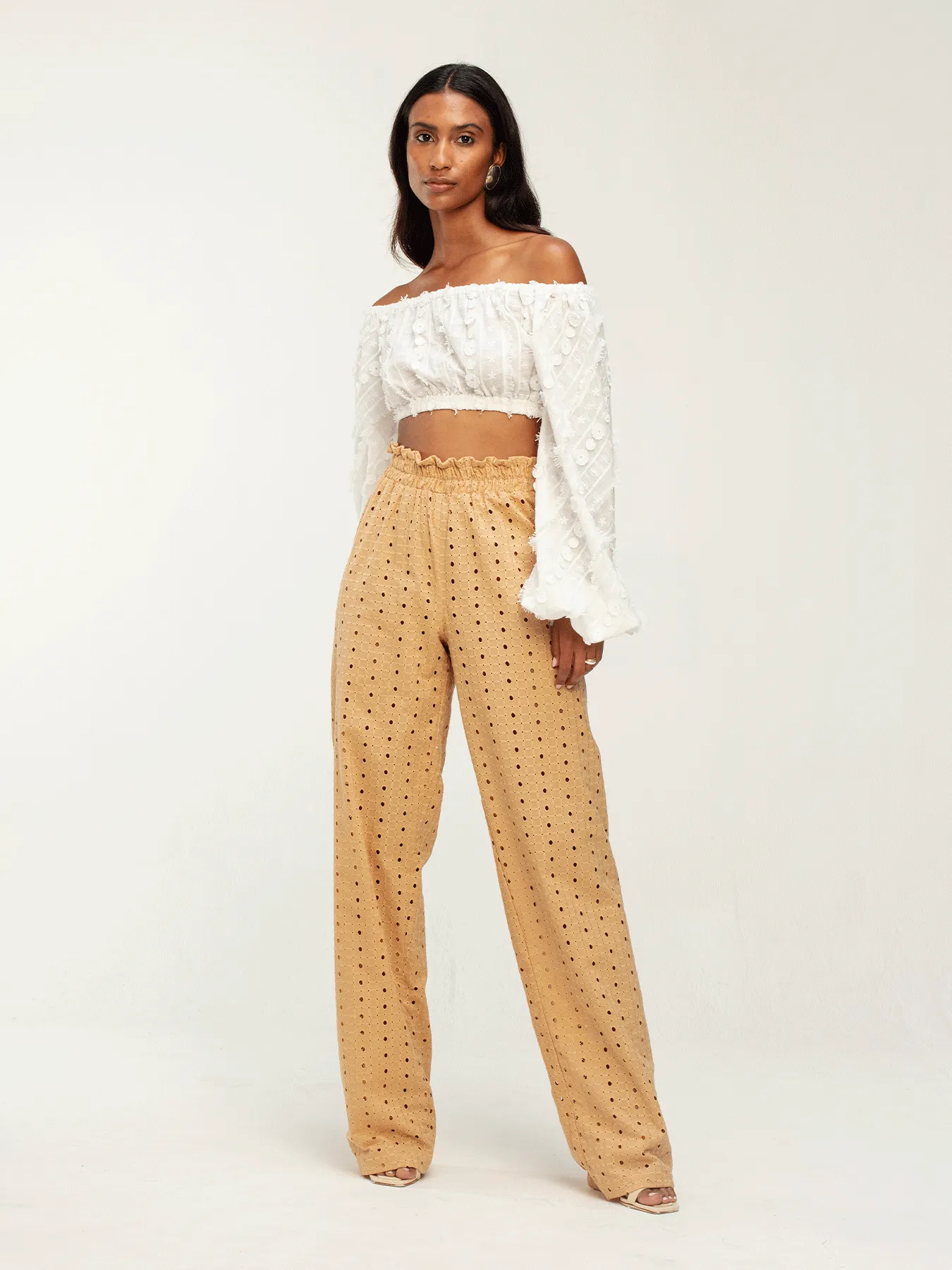 Leer Nar Pants - Binta Camel